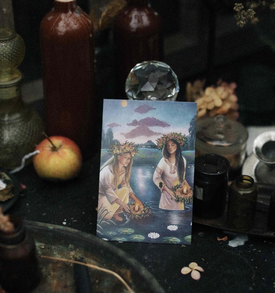 Уценка! Открытка "Вечер Ивана Купала"