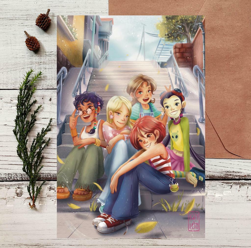 Почтовая открытка "Чародейки"