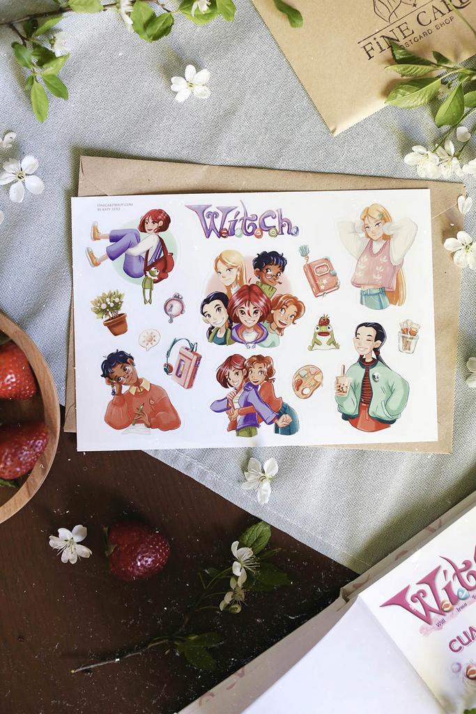 Стикеры А5 "W.I.T.C.H."