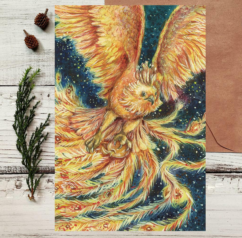 Почтовая открытка "Феникс"