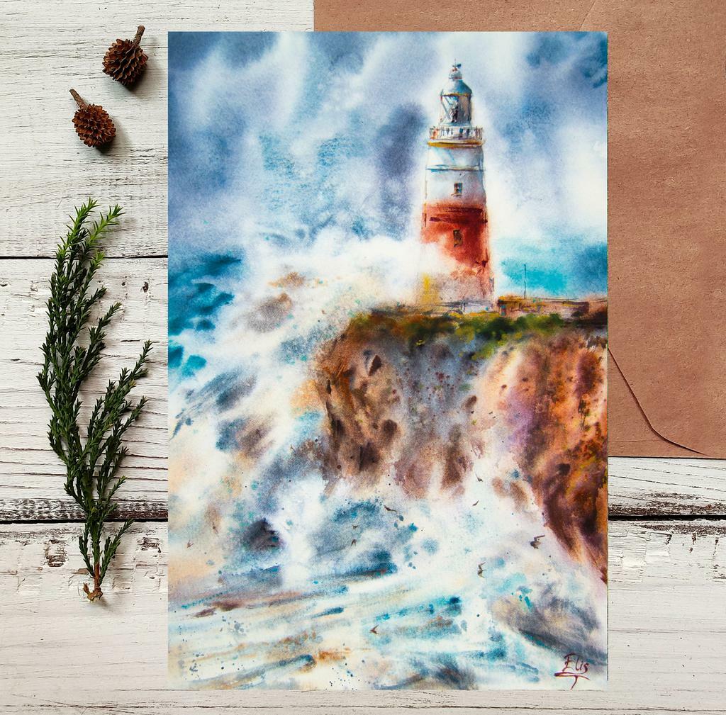 Почтовая открытка "У моря"