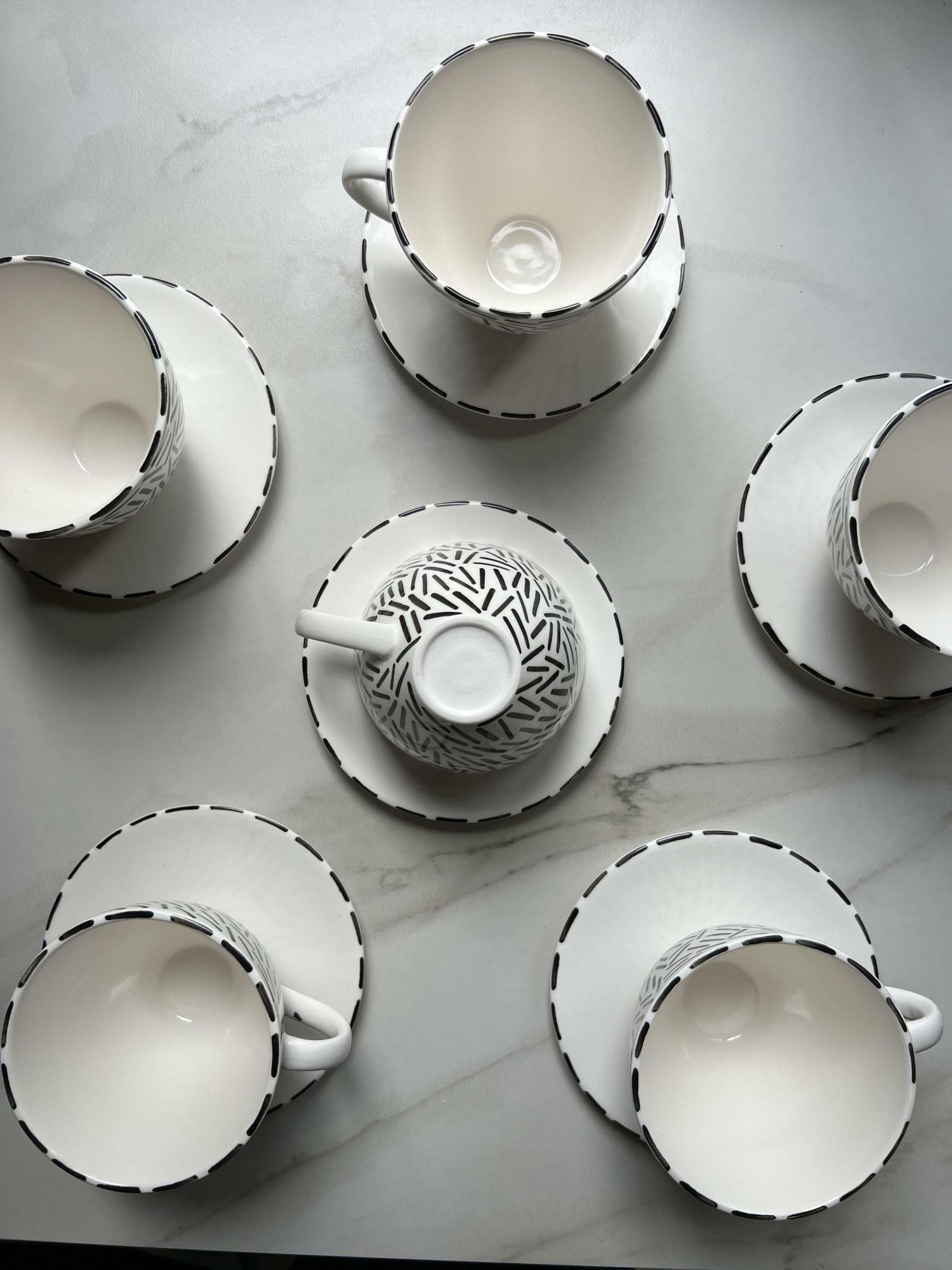 Чайная пара «Графика» maxi №1