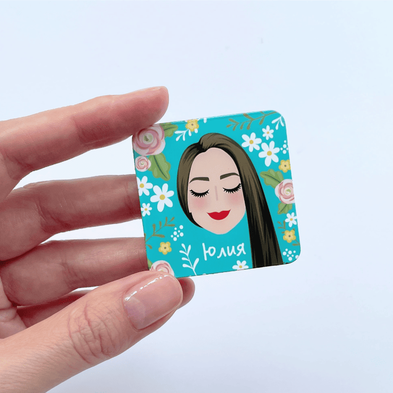 Магниты с портретами гостей