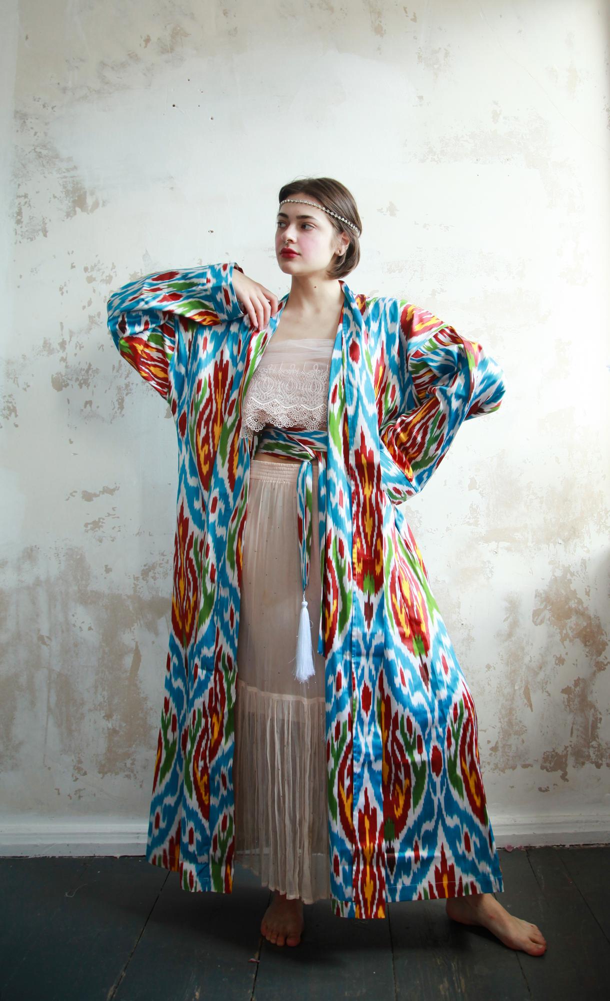 Шелковый кафтан SPRING