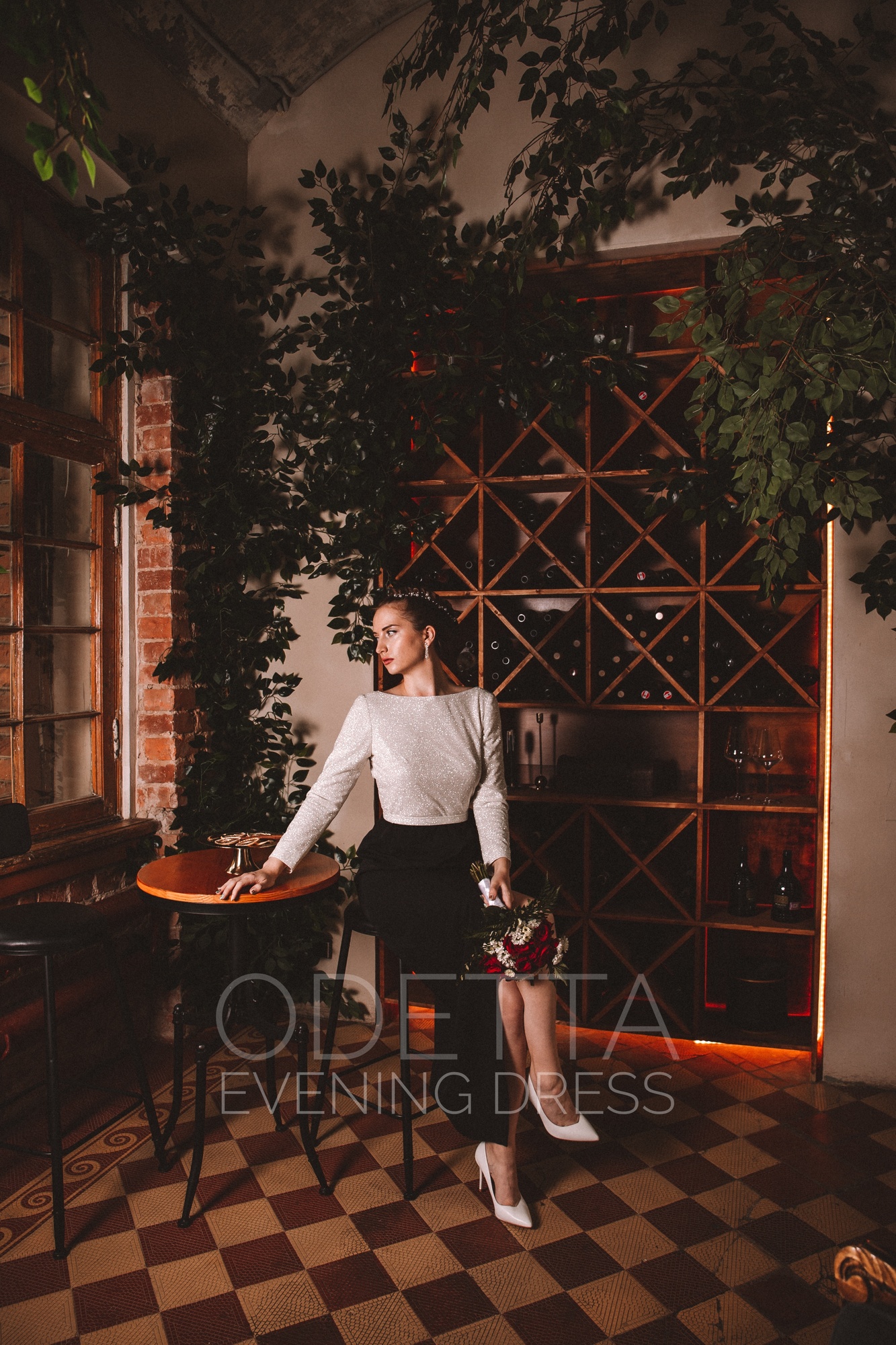 Вечернее платье Агата black