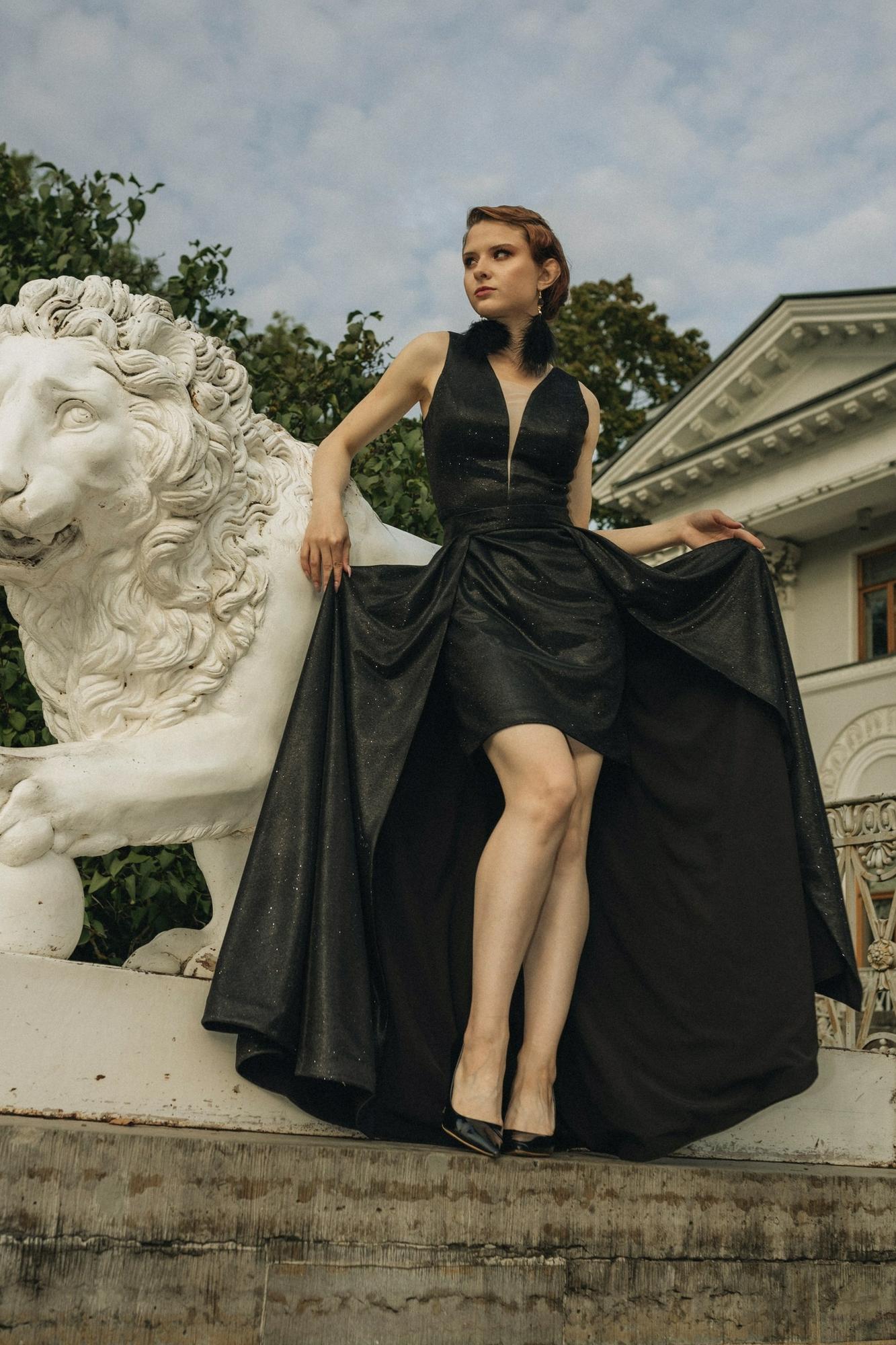 Вечернее платье Вива black