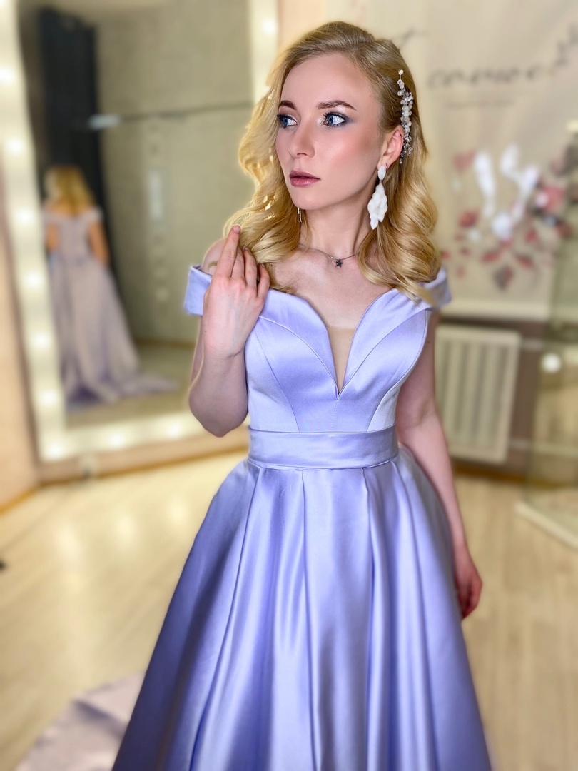 Вечернее платье WE021 сирень