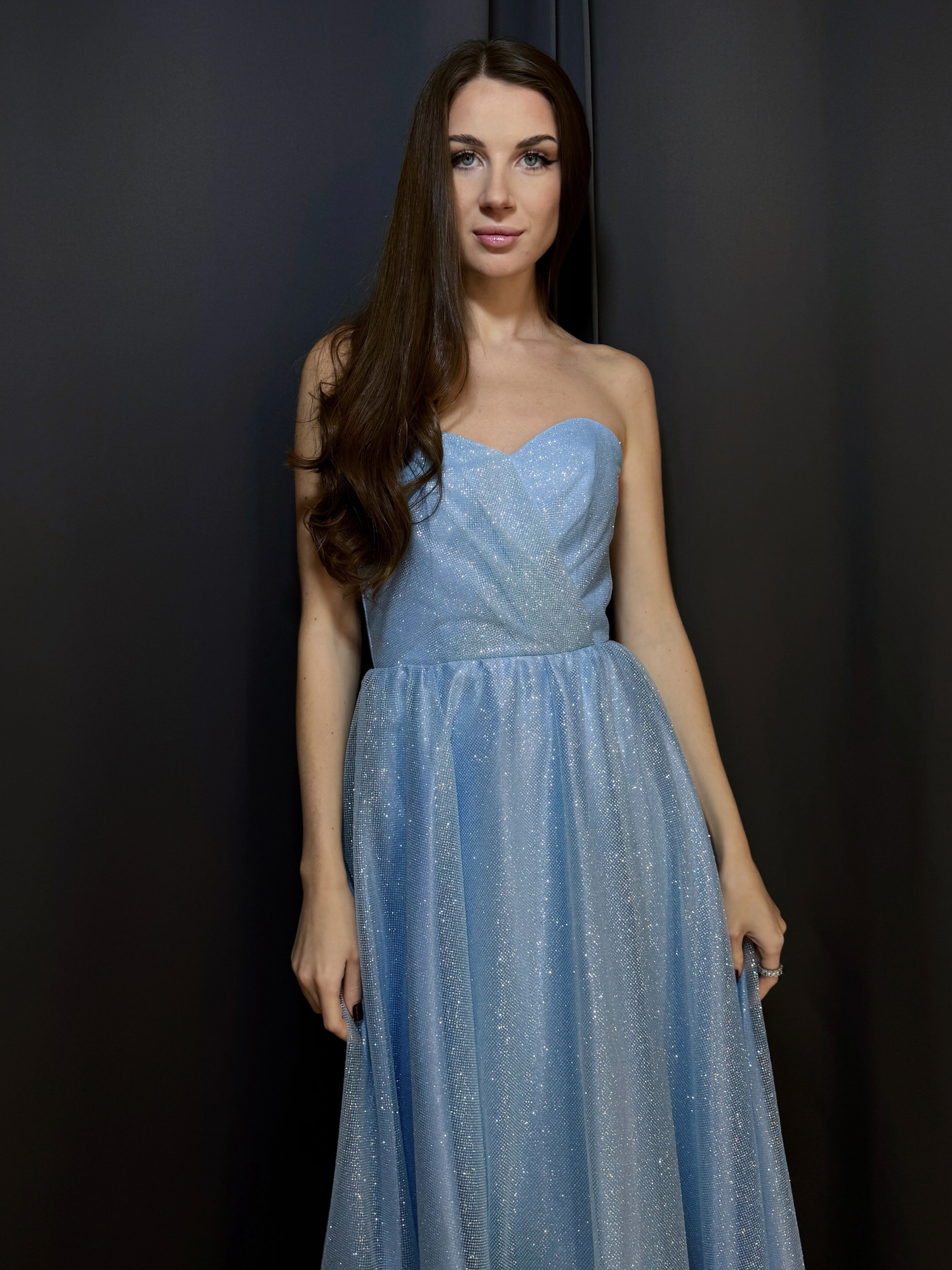 Вечернее платье Семида блю