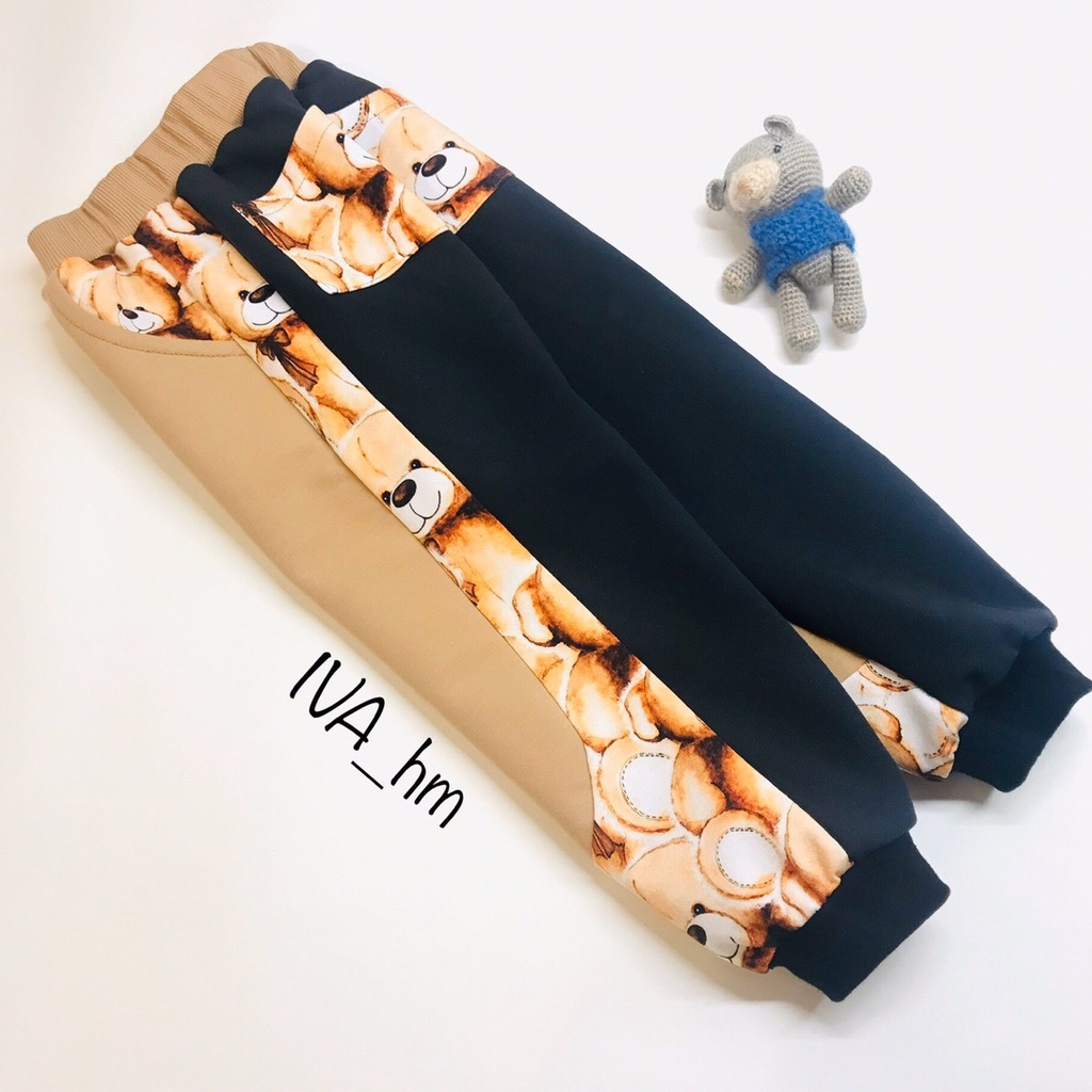 Брюки колорблок детские, выкройка IVАhm №16