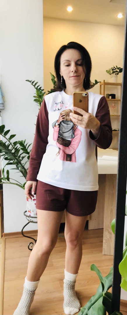 Лонгслив женский, выкройка ivahm № 42 - размерный ряд