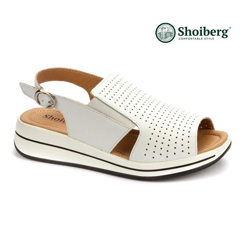 Сандалии женские белые Shoiberg