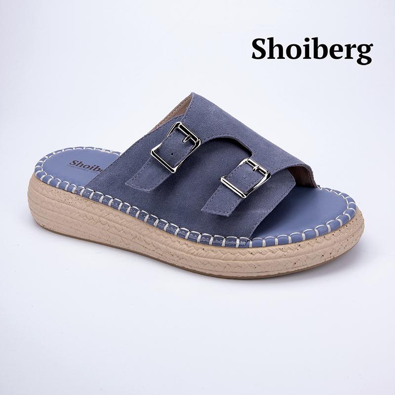 Сабо женские синие Shoiberg