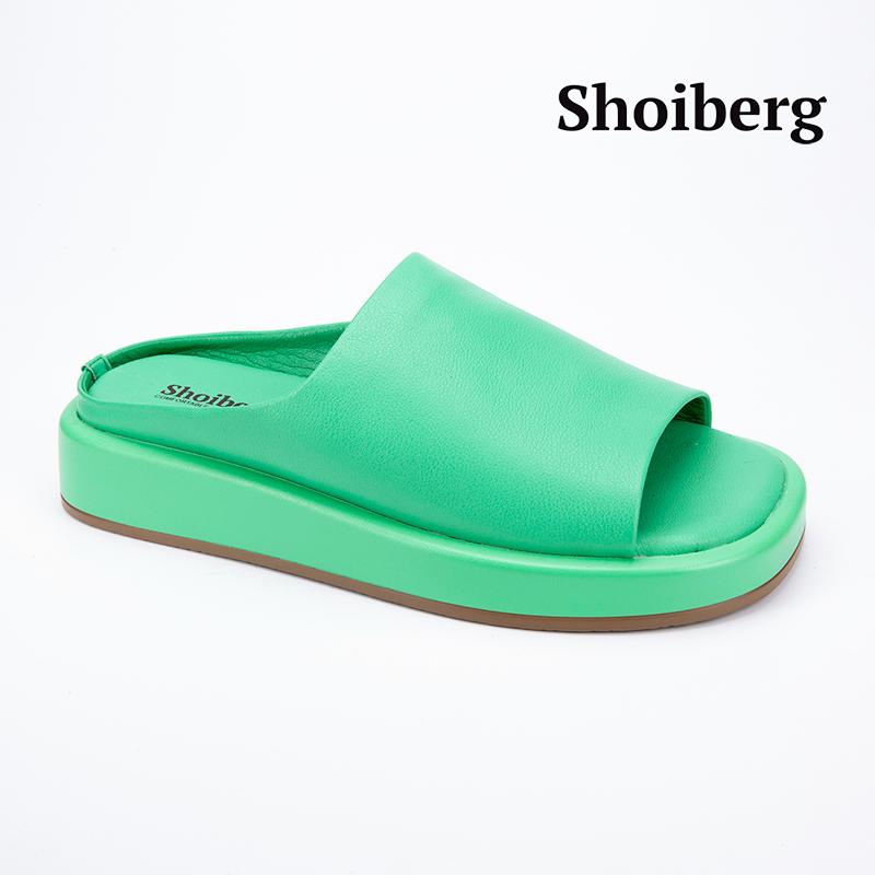 Сабо женские зеленые Shoiberg