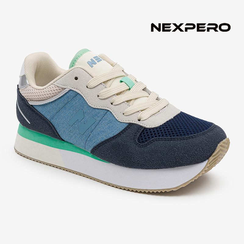 Кроссовки женские синие Nexpero
