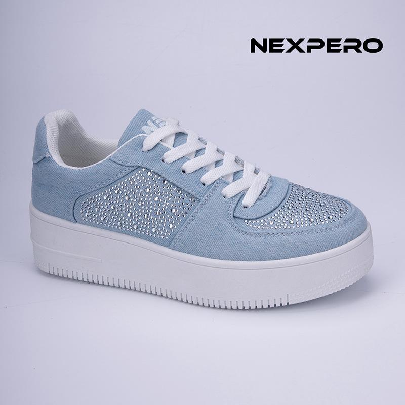 Кеды женские голубые Nexpero