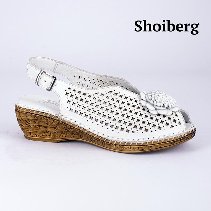 Босоножки белые Shoiberg