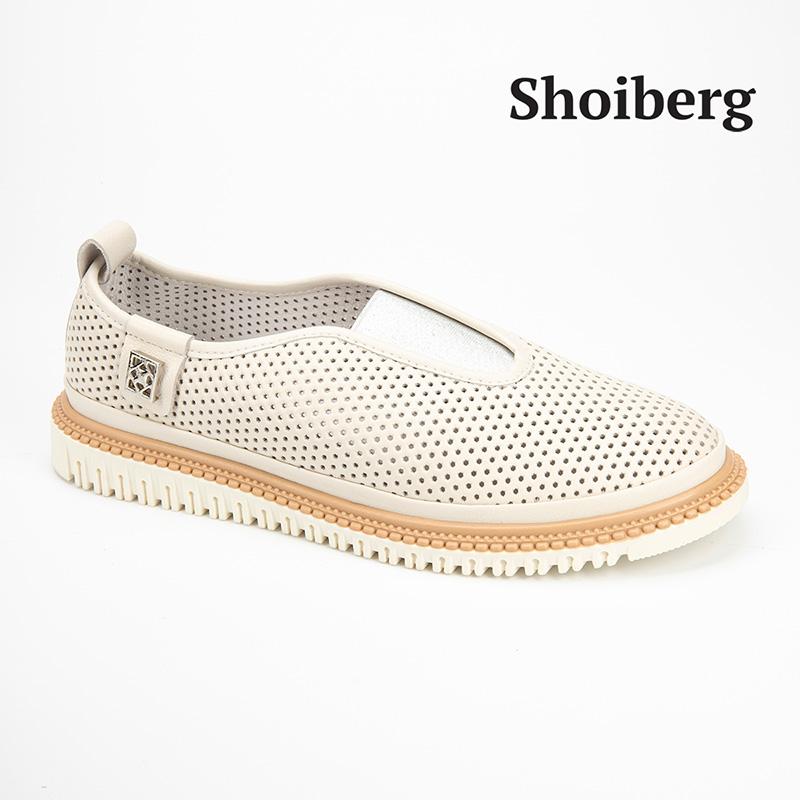 Туфли женские молочные Shoiberg
