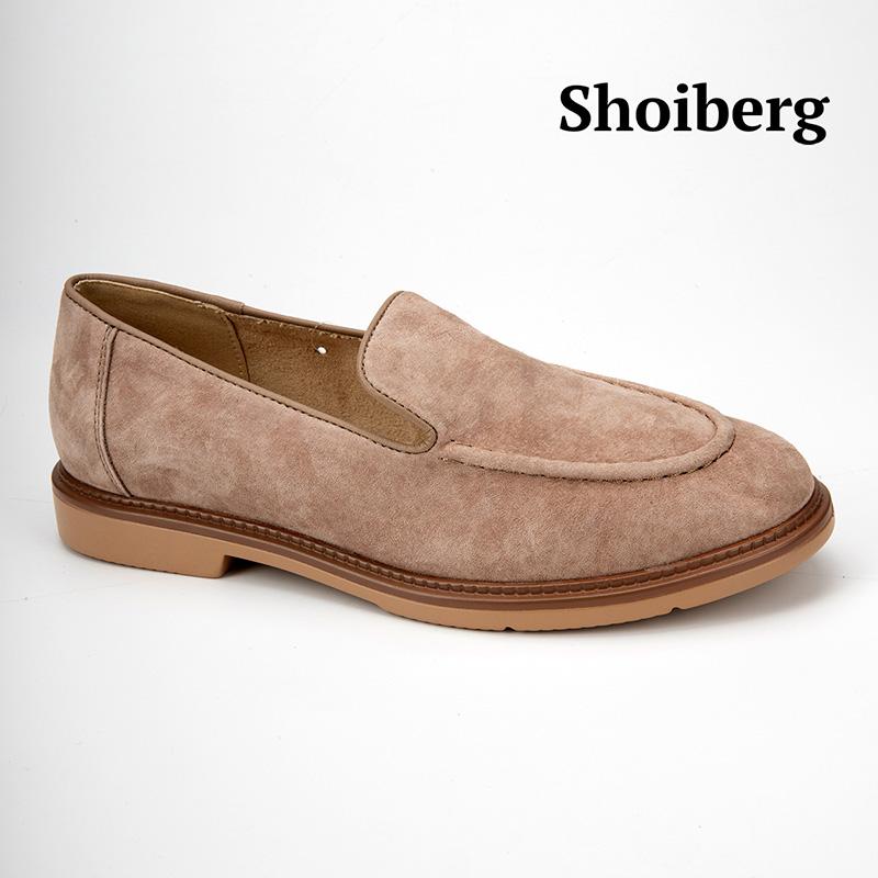 Лоферы женские бежевые Shoiberg