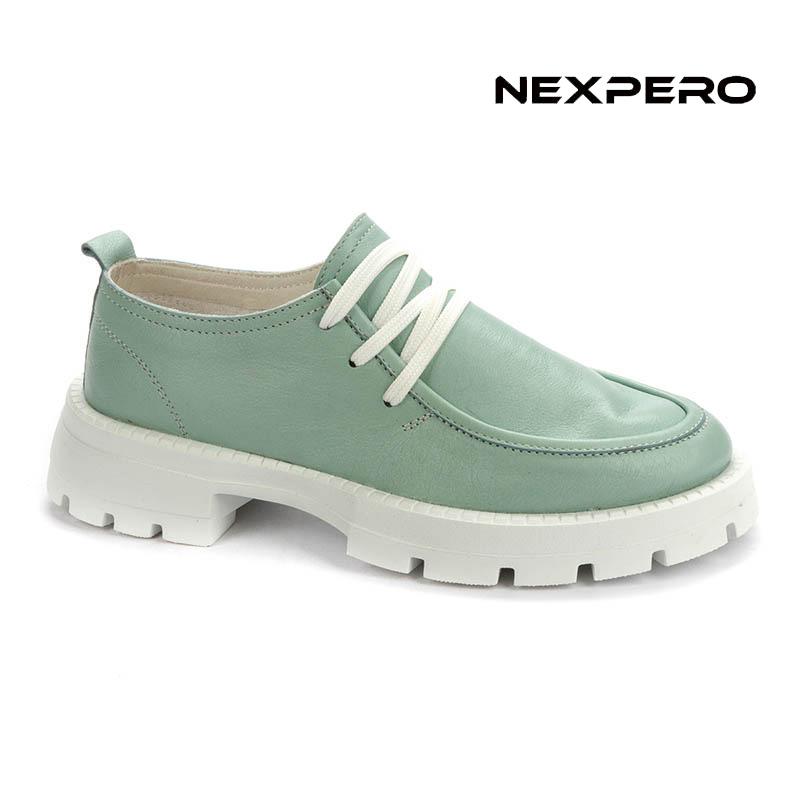 Туфли женские мятные Shoiberg