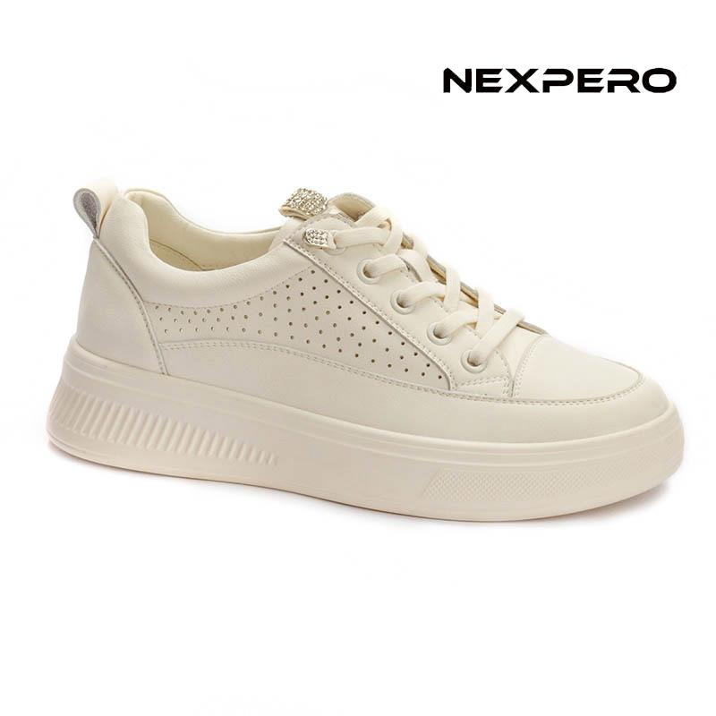 Кеды женские молочные Nexpero