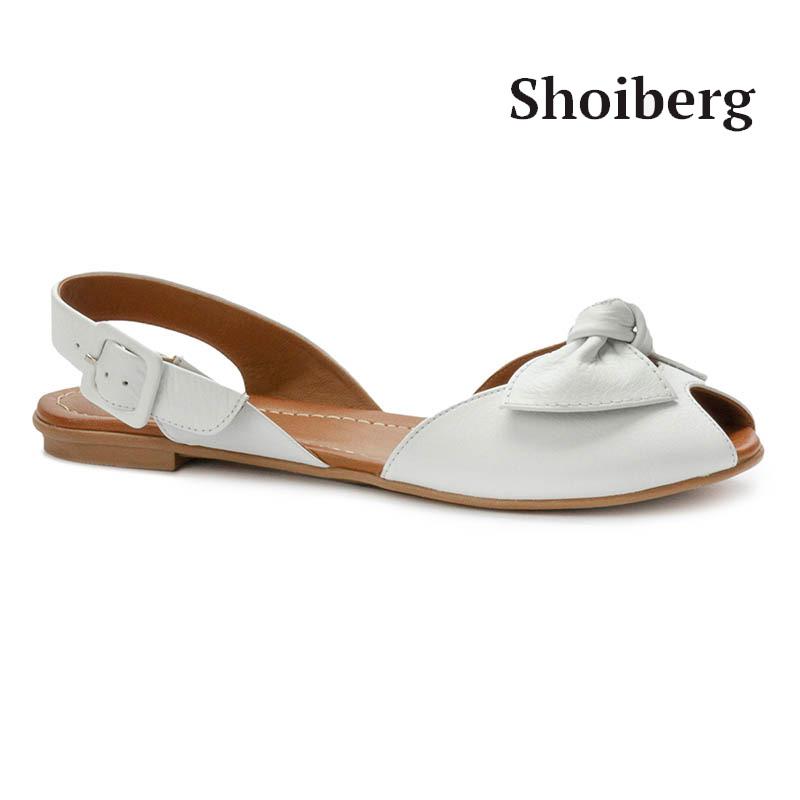 Сандалии женские белые Shoiberg