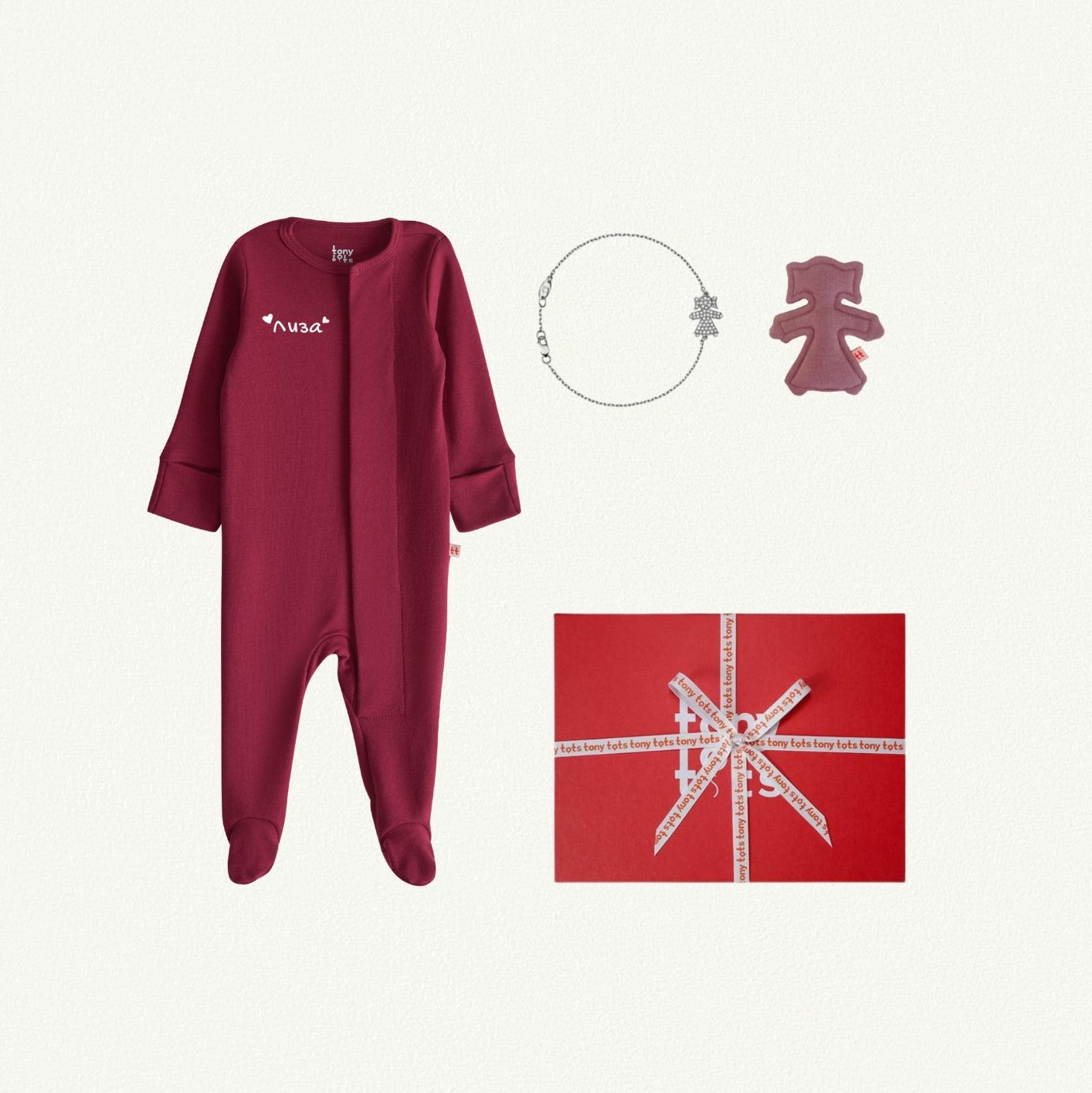 Подарочный набор GEOMA х Tony Tots SILVER for Girl