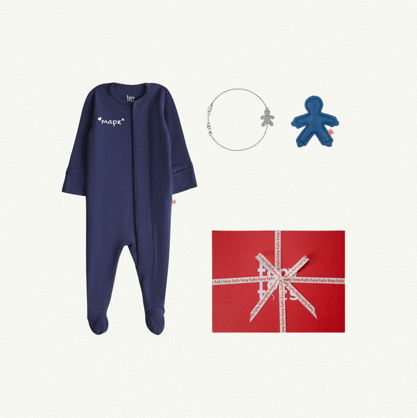Подарочный набор GEOMA х Tony Tots SILVER for Boy