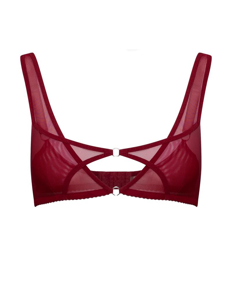 Лиф без косточек "Не всё так просто" бордо