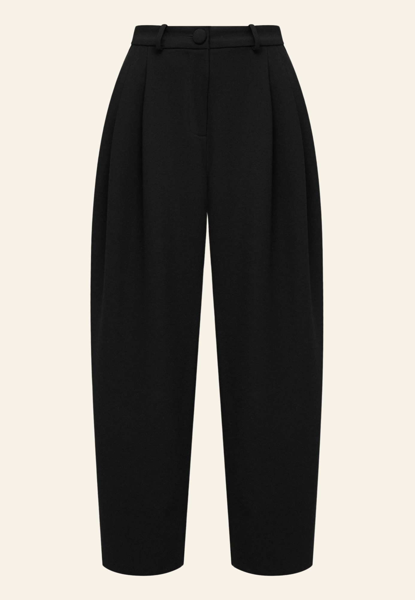 Брюки бананы в черном цвете