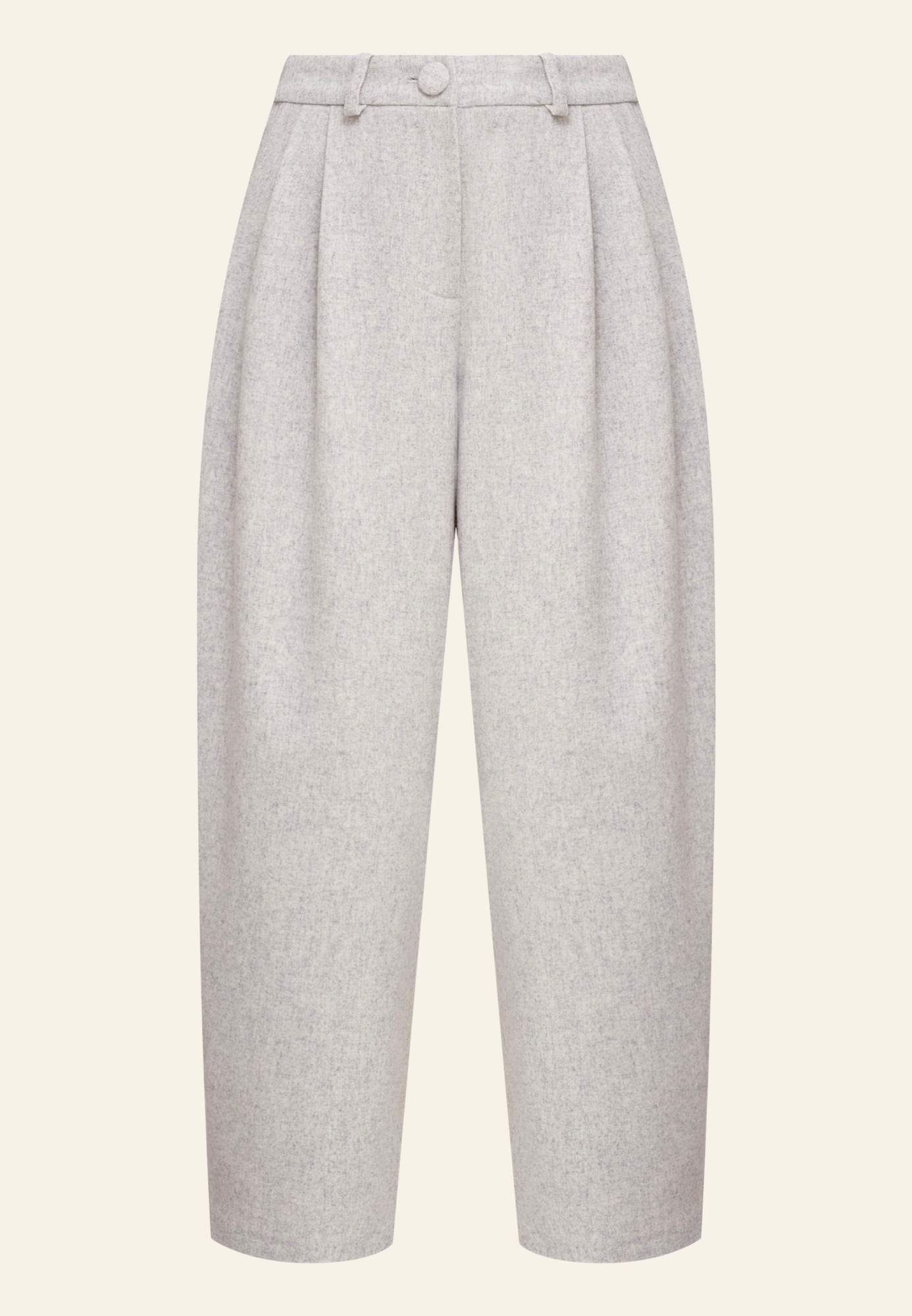 Брюки бананы в сером цвете