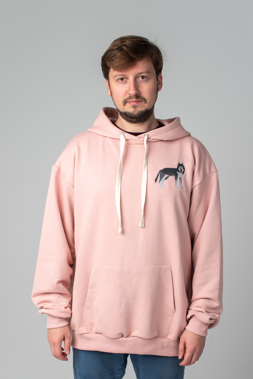 Husky rose hoodie