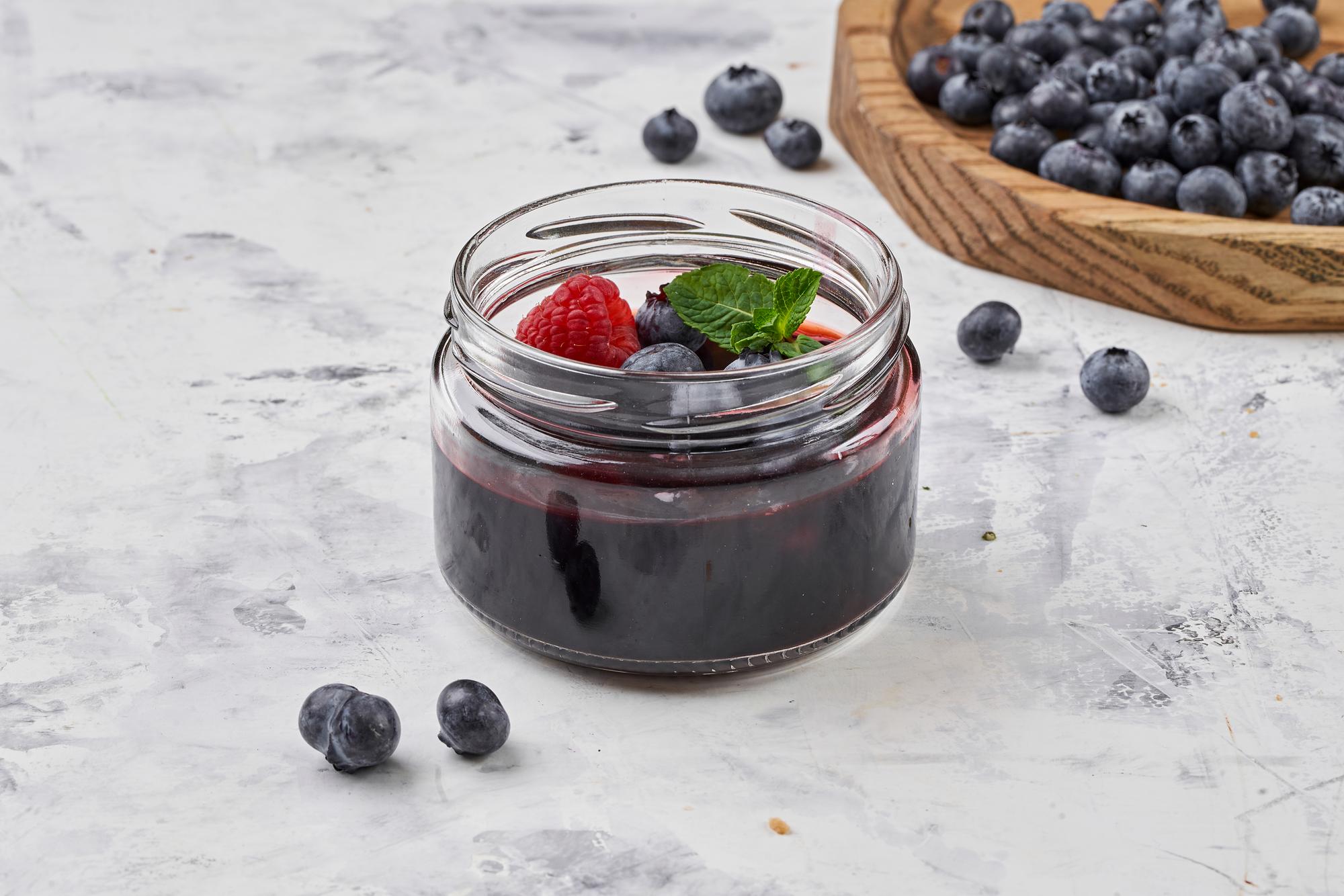 Пудинг "Черничная ночь"