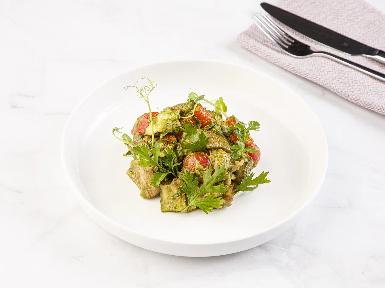 Салат из печеных цукини и баклажанов 130 г