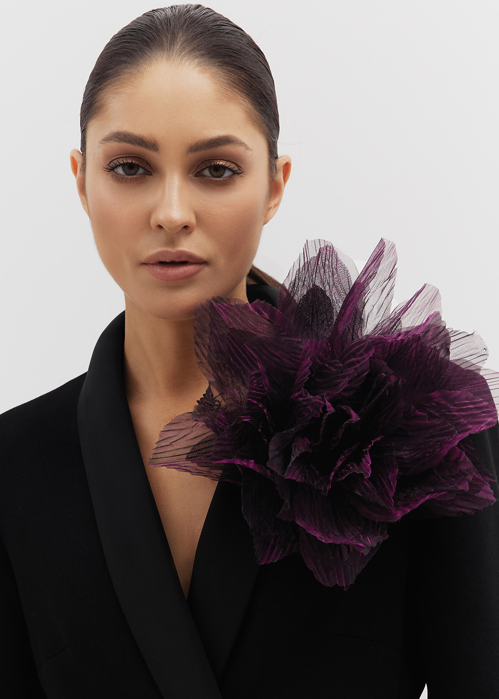 Pion plisse ежевика 20см