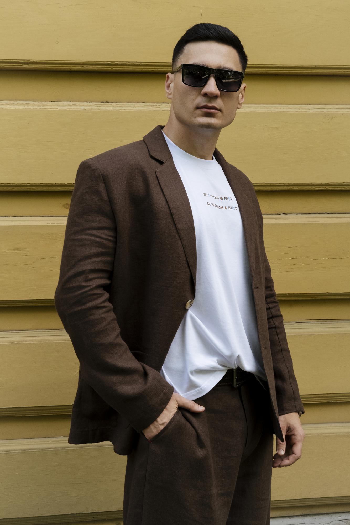 Пиджак изо льна