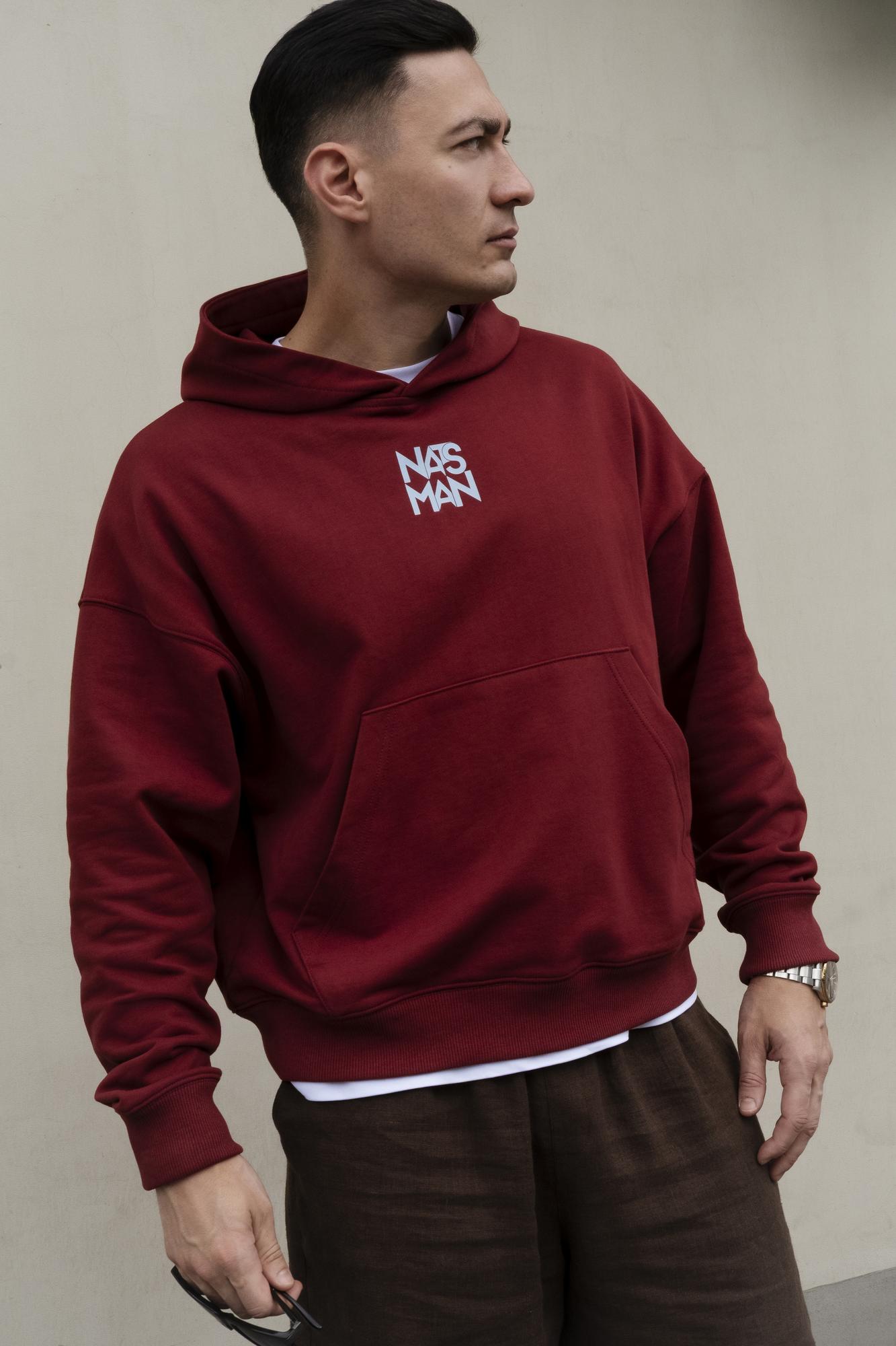 Худи NATSMAN бордовый