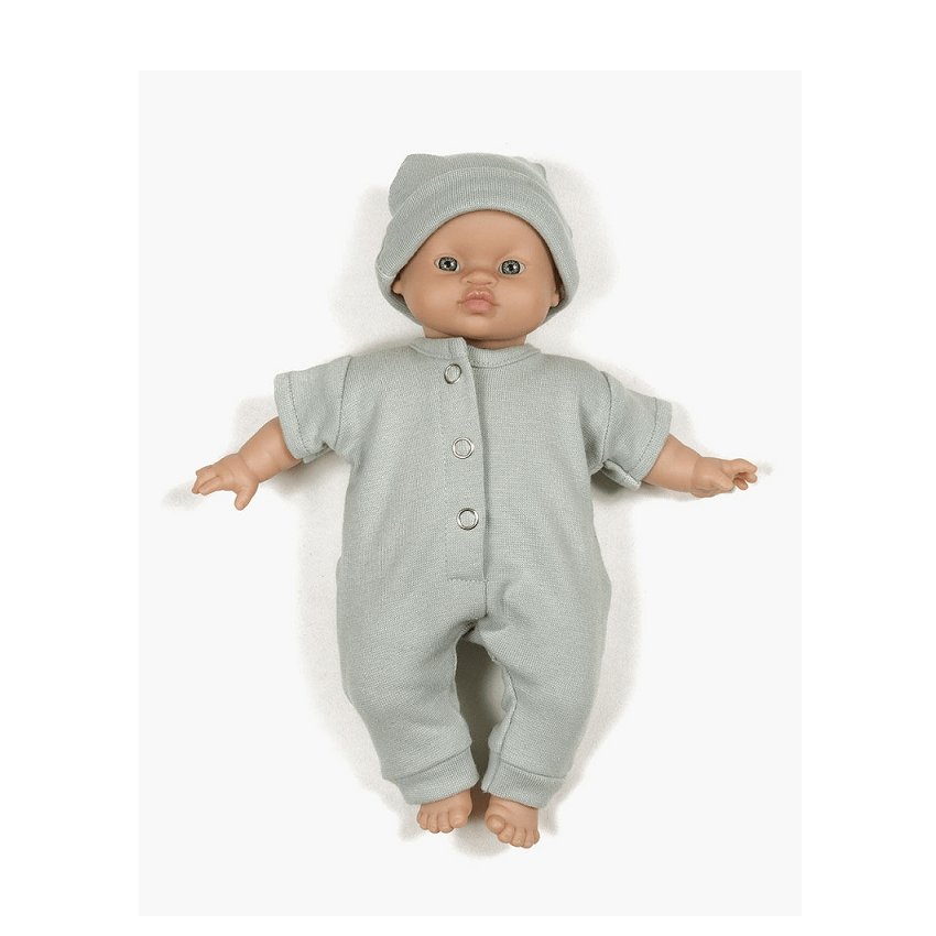 Комбинезон с шапочкой, мятный