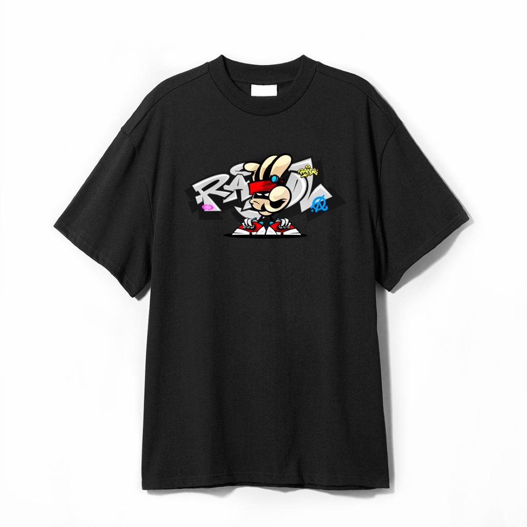 Футболка оверсайз RANDL - 'GRAFFITI DUDE'