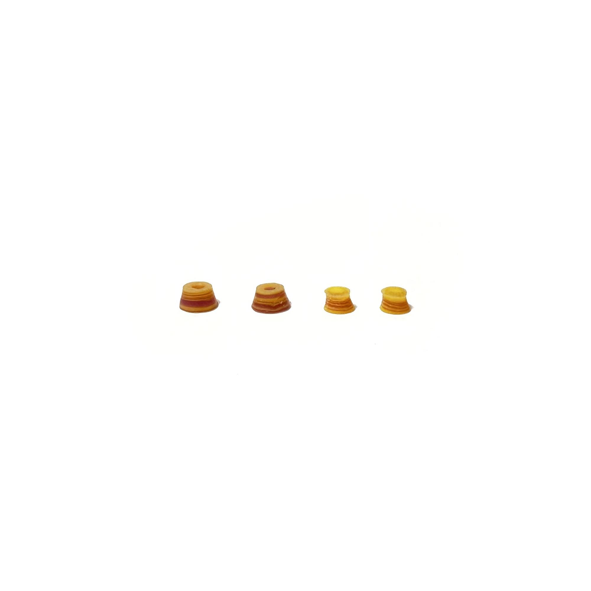 Амортизаторы Swirl Conical Bushings красно-жёлтые