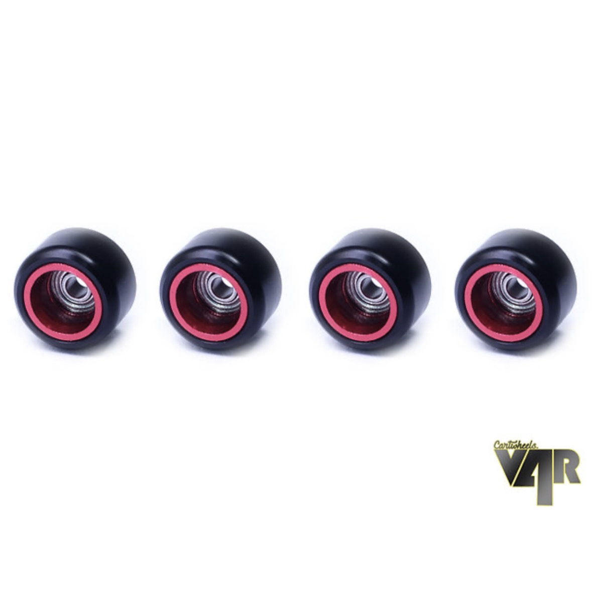 Колёса фингерборд Cartwheels Black Classics V4R With Aluminium Cores Red (7.5mm)