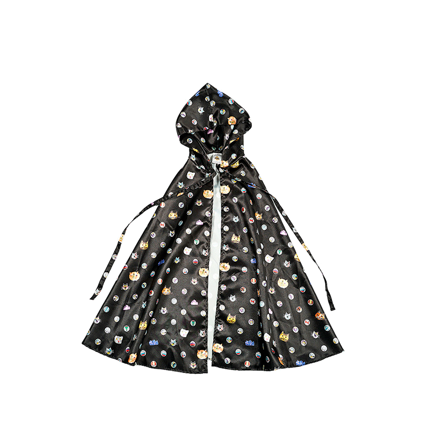 Накидка "Кошки" крупный горох (2 цвета)