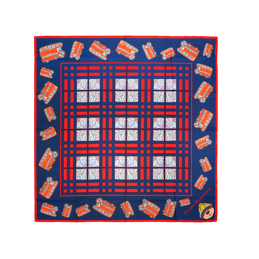 Платок "Автобус" (5 цветов)