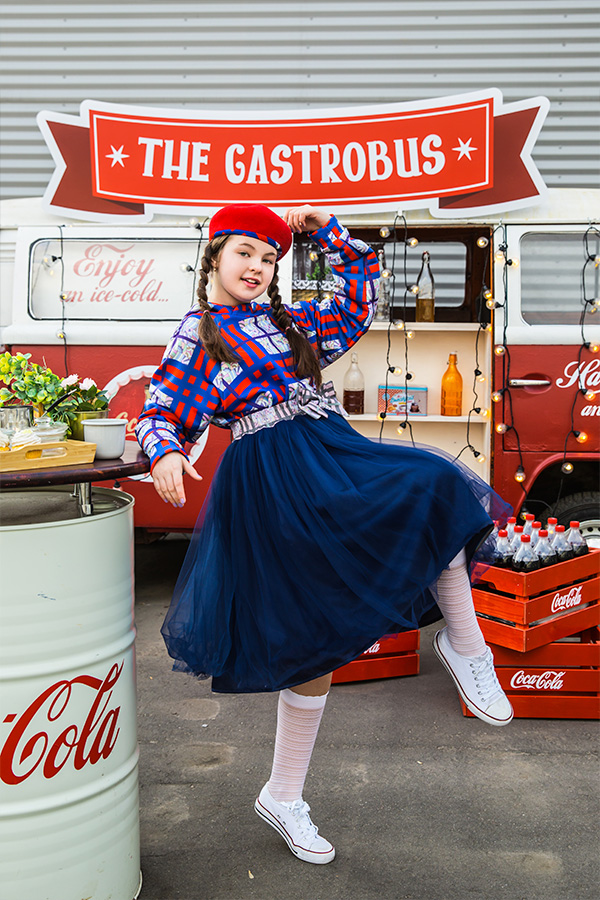 Юбка-пачка "Шотландия" длинная (4 цвета)