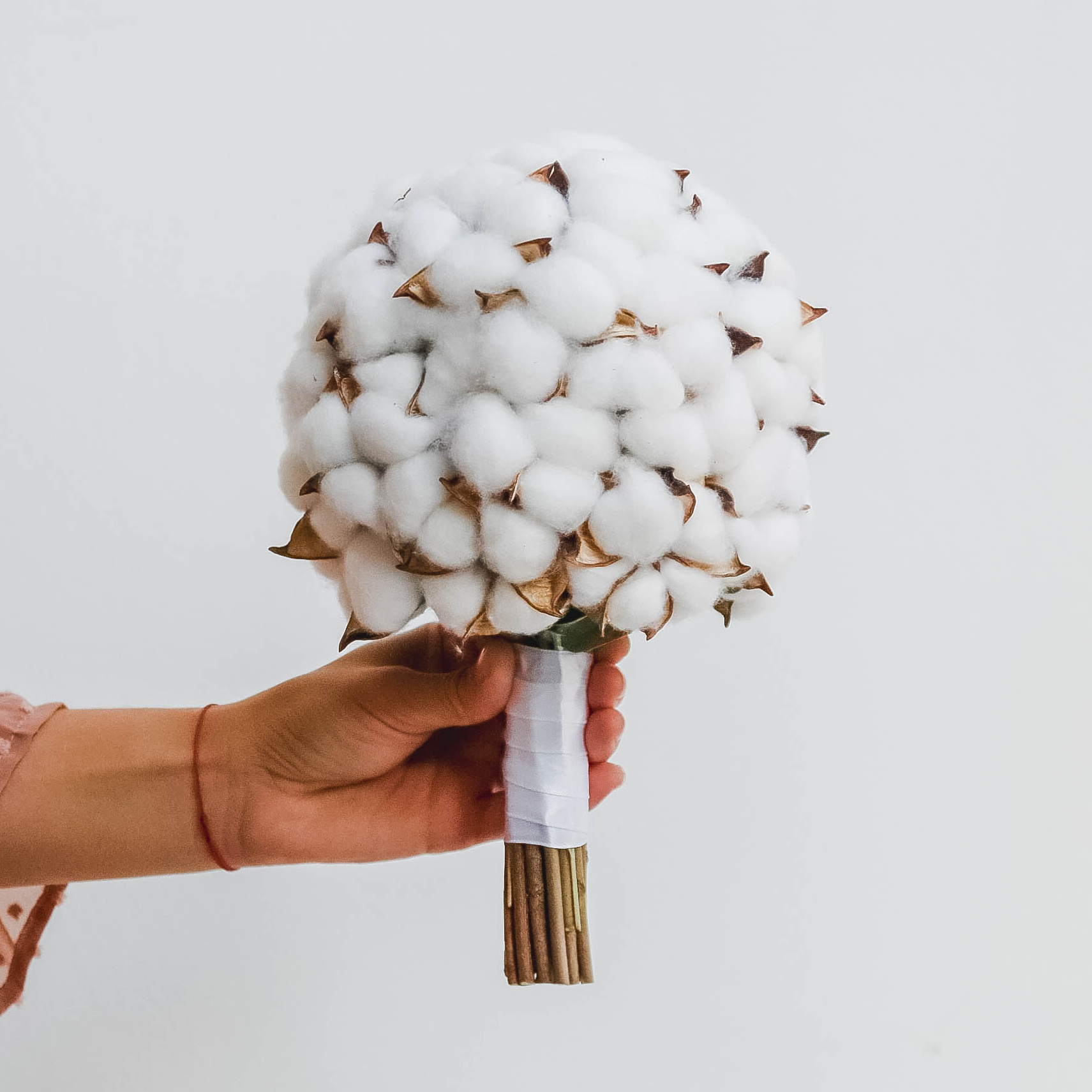 Свадебный букет из хлопка COTTON