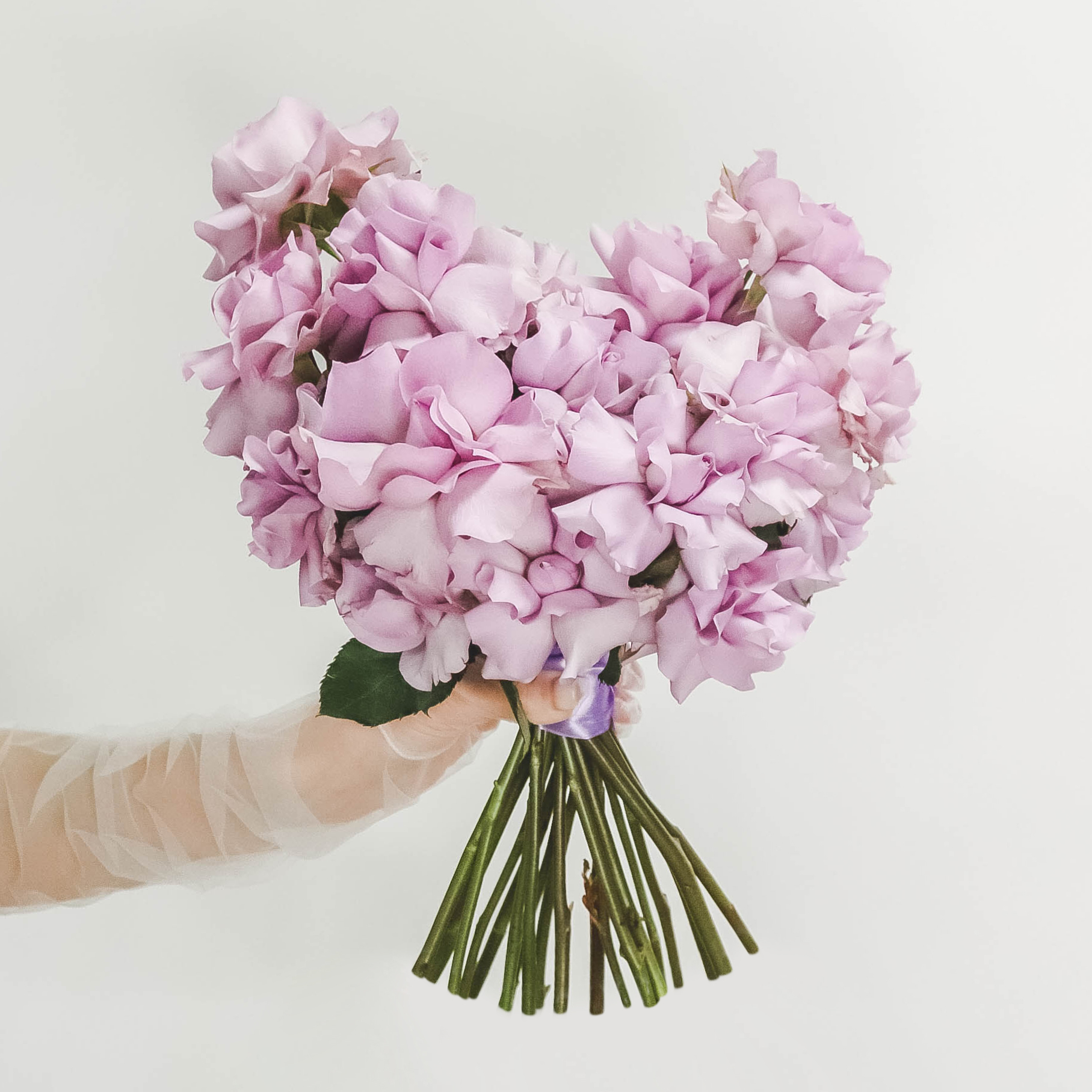 Cвадебный букет из роз LILAC