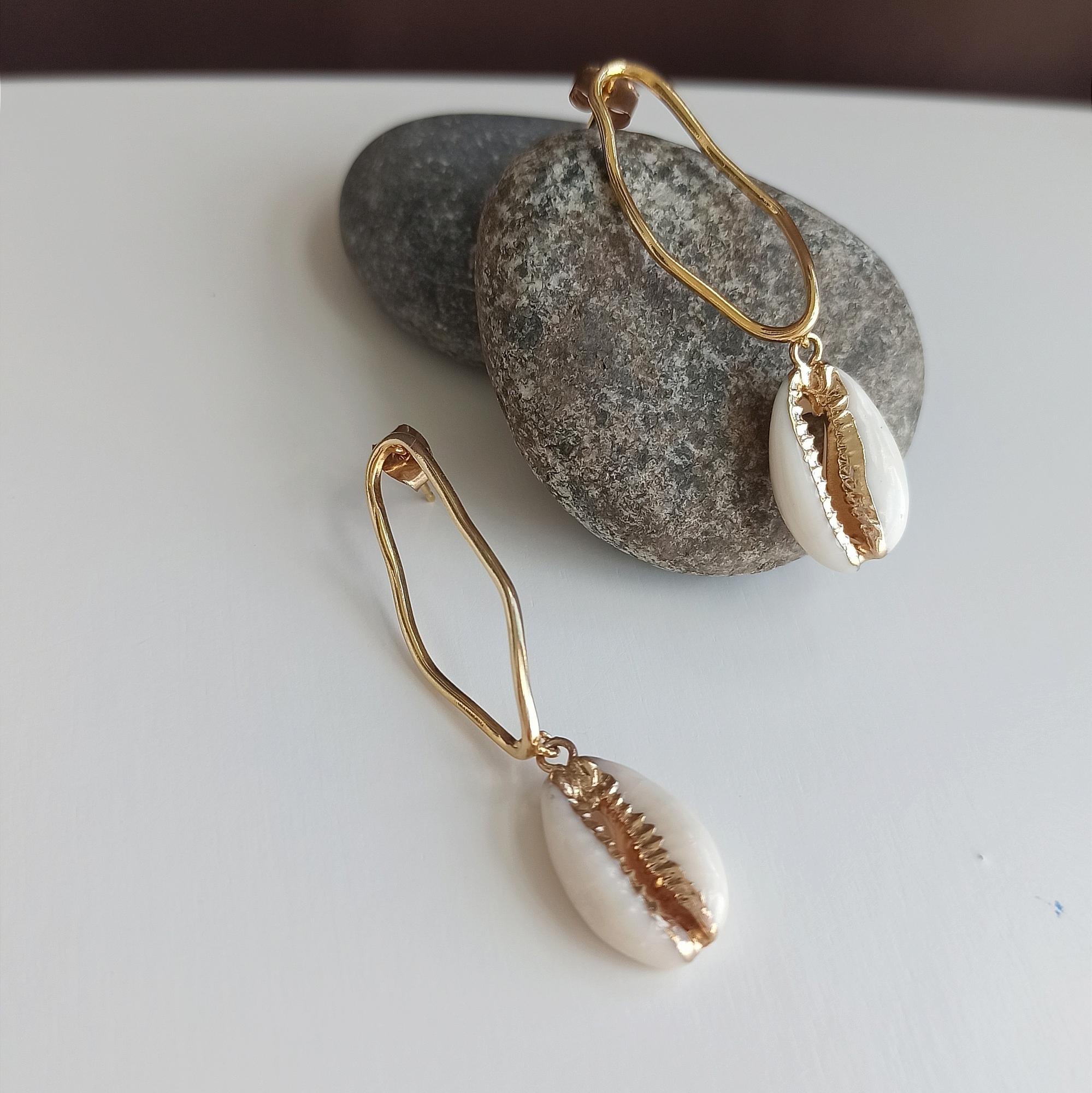 Серьги Ракушки