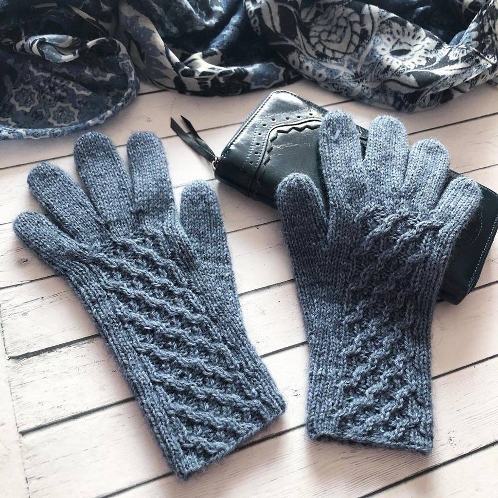 Graphite gloves (женские) - описание вязания