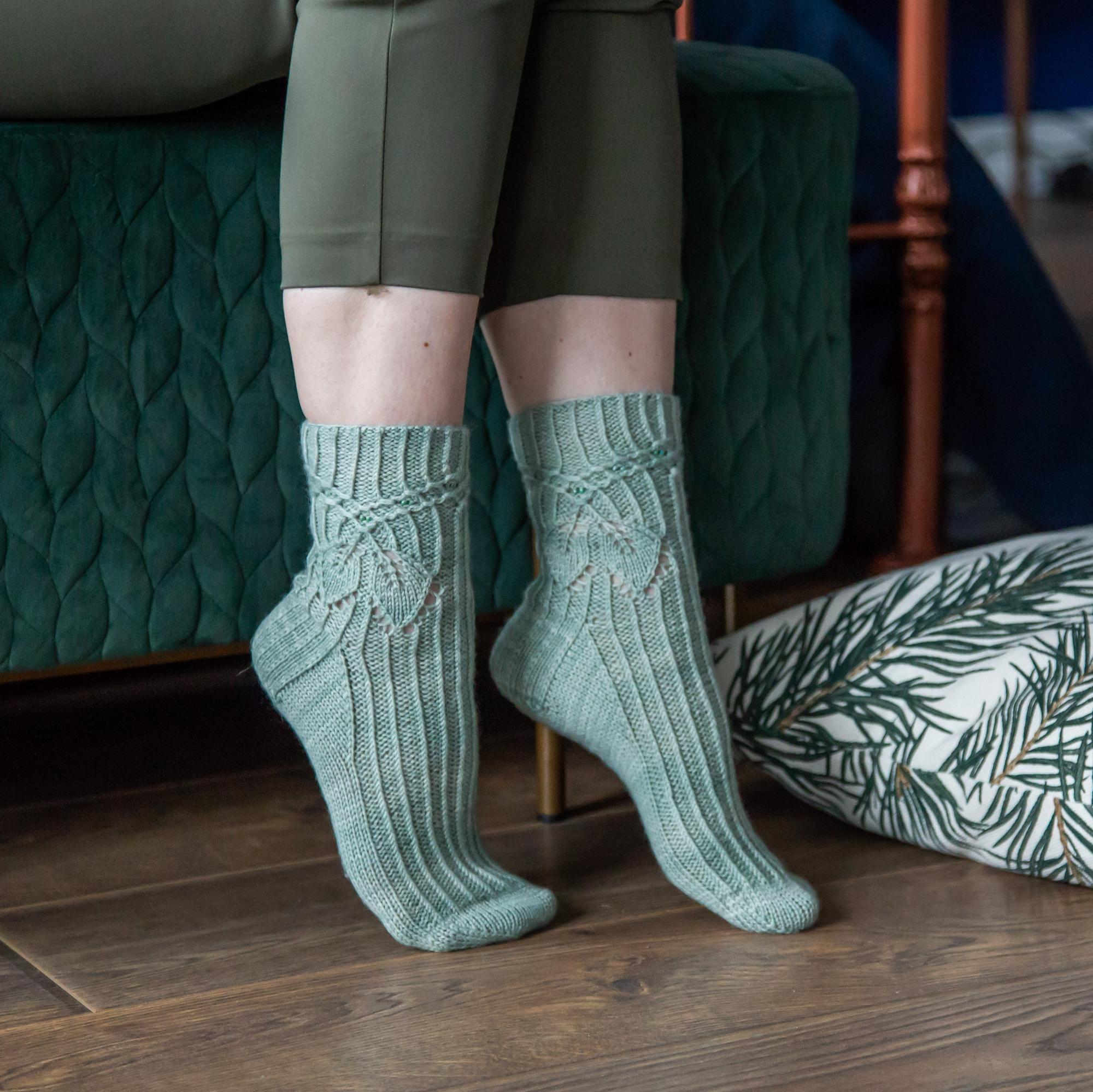 Ipomoea Socks - описание вязания