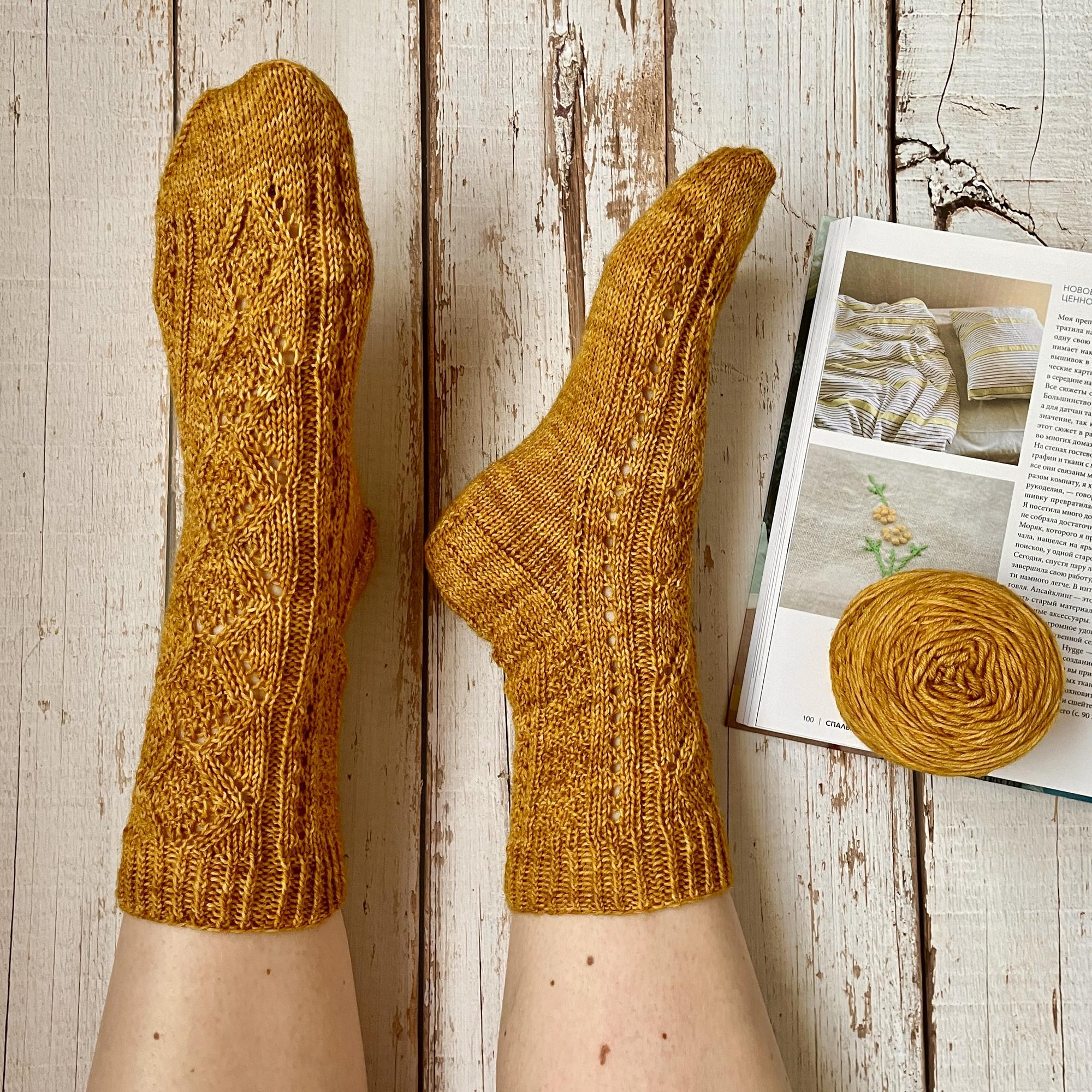 Asscher Socks - описание вязания