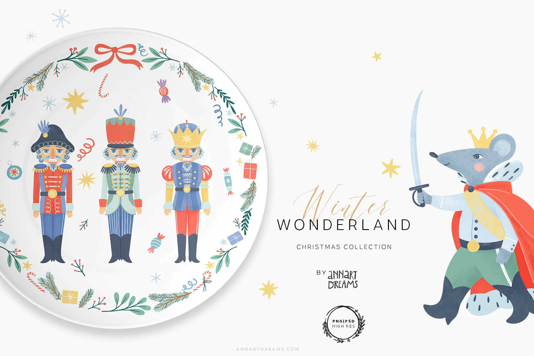 Christmas illustration, Nutcracker, Plate Design, Christmas Pattern, Ballet Ballerina Drosselmeyer Marie The Mouse King, Christmas Wrapping, Christmas Clipart, Christmas Design